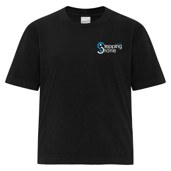 Ladies Garment-Dyed Heavyweight Boxy T-Shirt Thumbnail